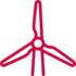 Wind mill wings icon
